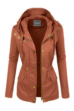 Load image into Gallery viewer, military anorak Jacket with hoodie
