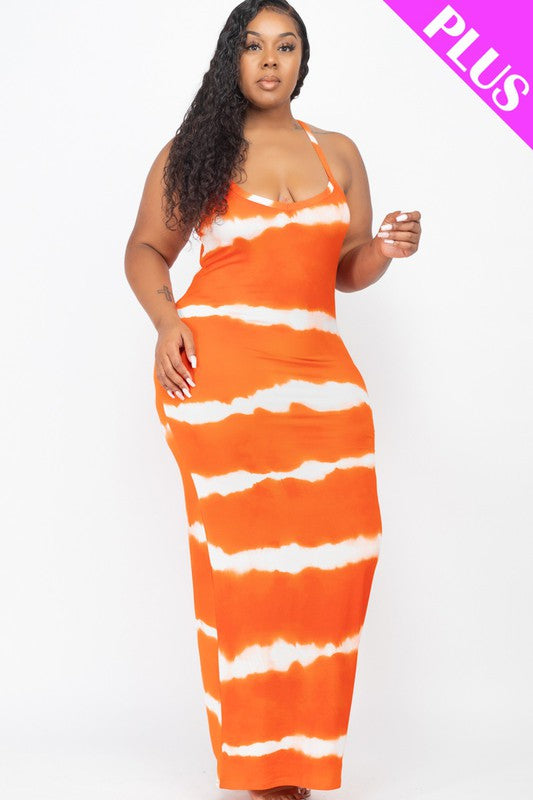 Sexy tie-dyed dress