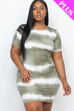 Load image into Gallery viewer, Comfy, cozy, sassy, tie-dye, mindi dress
