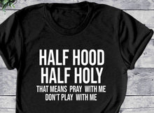Load image into Gallery viewer, Half Hood T-shirt
