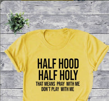 Load image into Gallery viewer, Half Hood T-shirt
