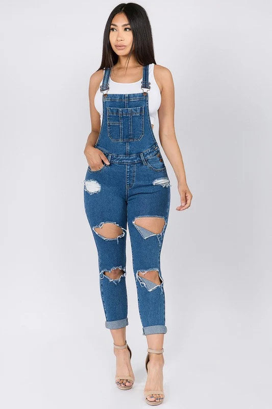 Classy Denim Overalls