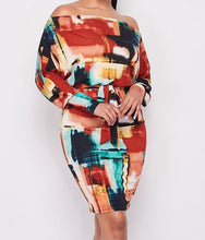 Load image into Gallery viewer, Classy Shoulder Mini Dress

